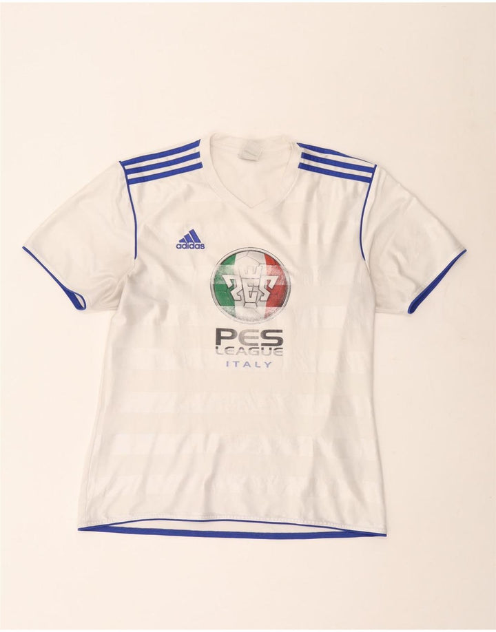 Ανδρικό γραφικό T-Shirt Adidas Top Large White Polyester