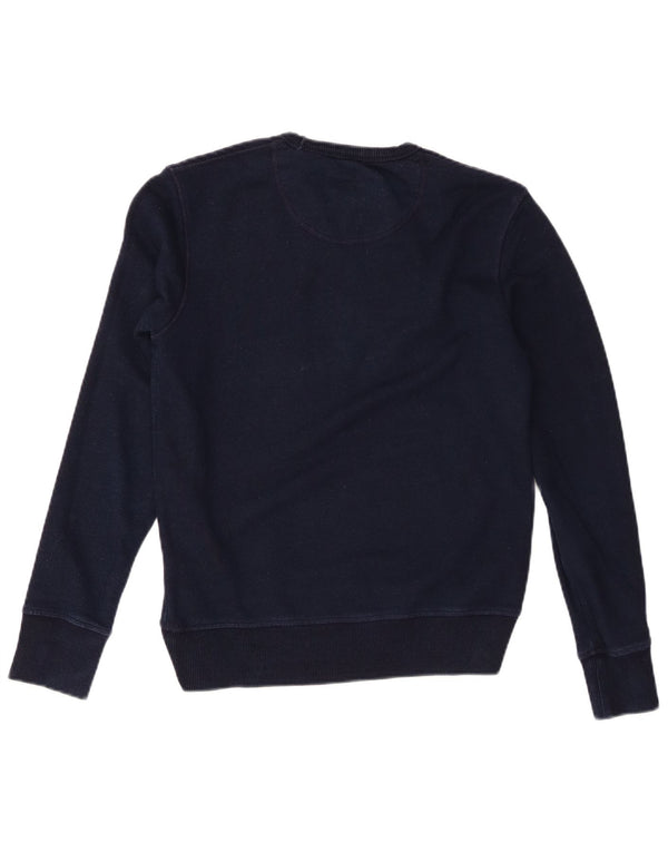 Γραφικό ανδρικό φούτερ Belstaff Jumper Small Navy Blue Cotton