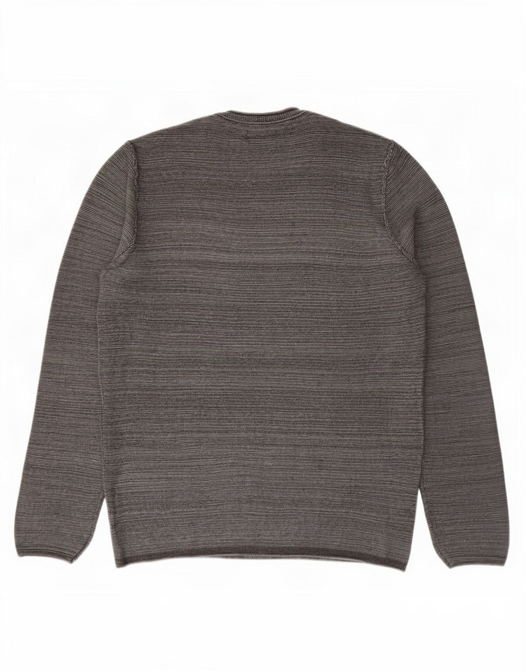 Jack & Jones Ανδρικό πουλόβερ με λαιμόκοψη, μικρό γκρι βαμβακερό