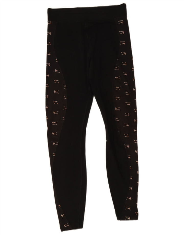 Γυναικεία γραφικά κολάν Nike UK 10 Small Black