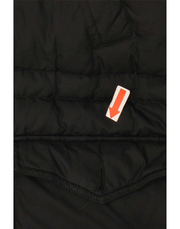 Polo Ralph Lauren Boys Padded Coat 8-9 Years Medium Black Polyester