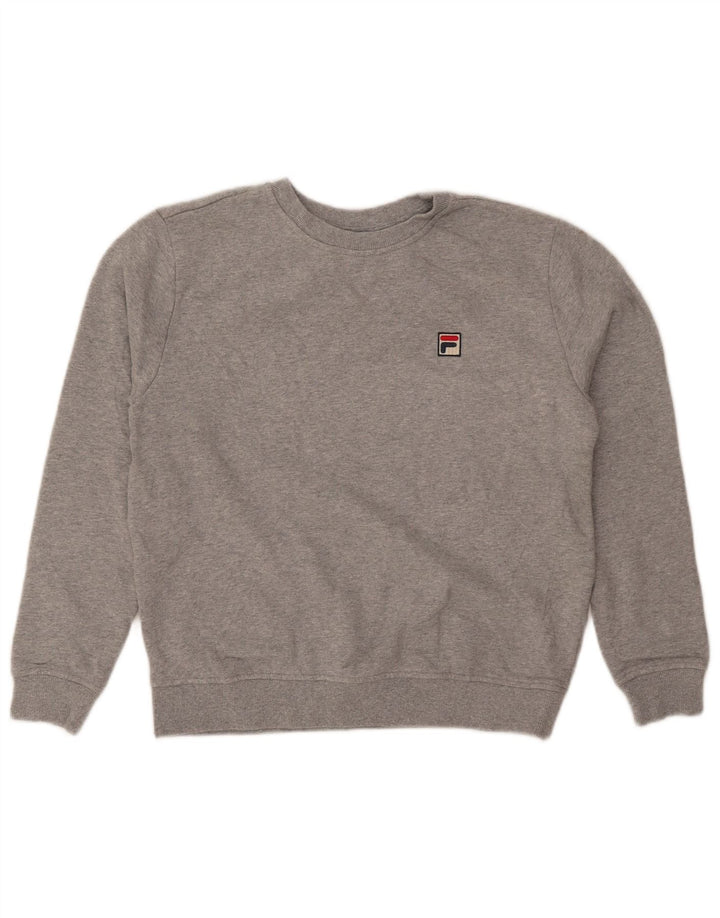 Γυναικείο φούτερ Fila Jumper UK 14 Βαμβακερό μεσαίο γκρι