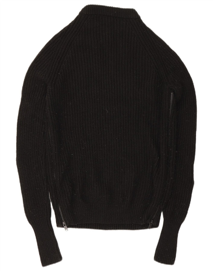 Ανδρικό πουλόβερ Cos Crew Neck Jumper XS Μαύρο μάλλινο