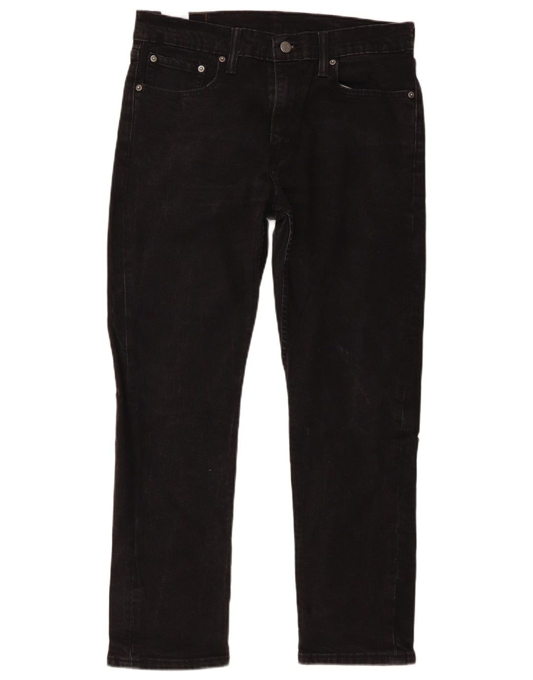 Levi's Mens 502 Straight Jeans W33 L27 Μαύρο βαμβακερό