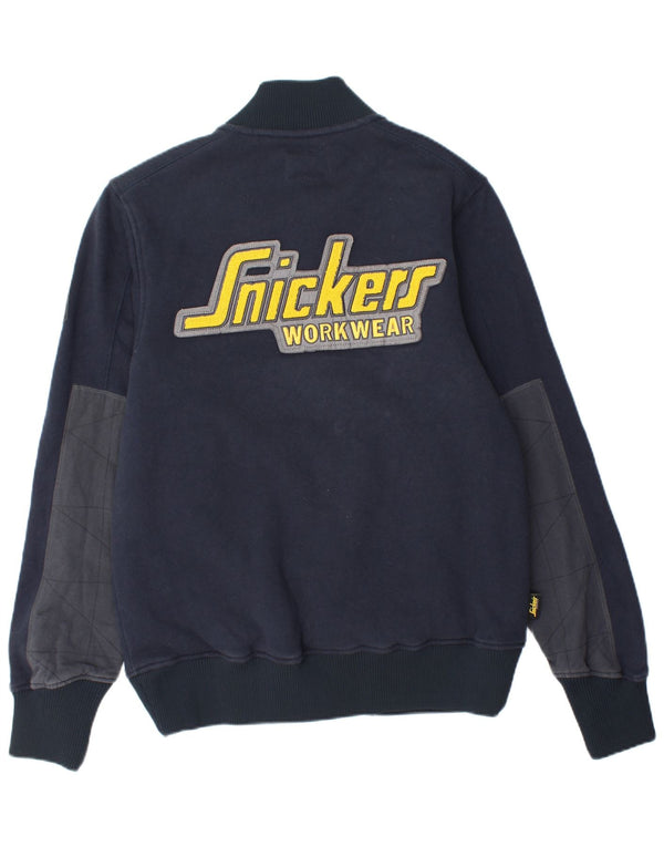SNICKERS Ανδρικά ρούχα εργασίας Sherpa Varsity Jacket UK 38 Medium Navy Blue Cotton