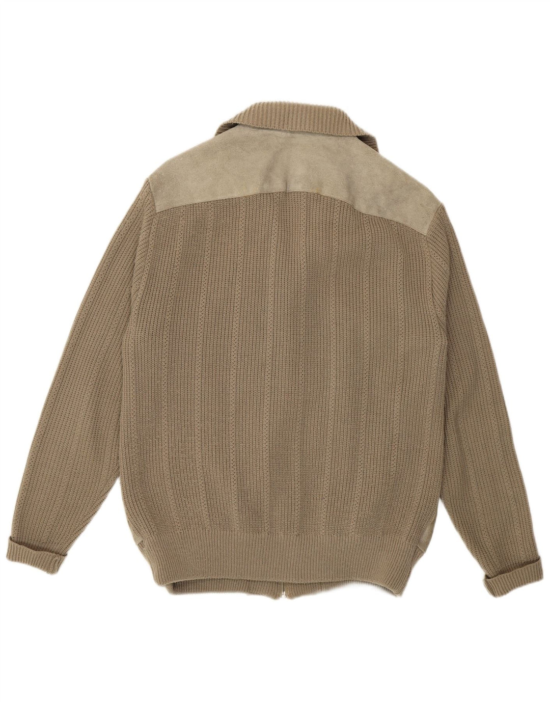 Ανδρικό Suede Jacket VINTAGE IT 56/48 XL Beige Leather