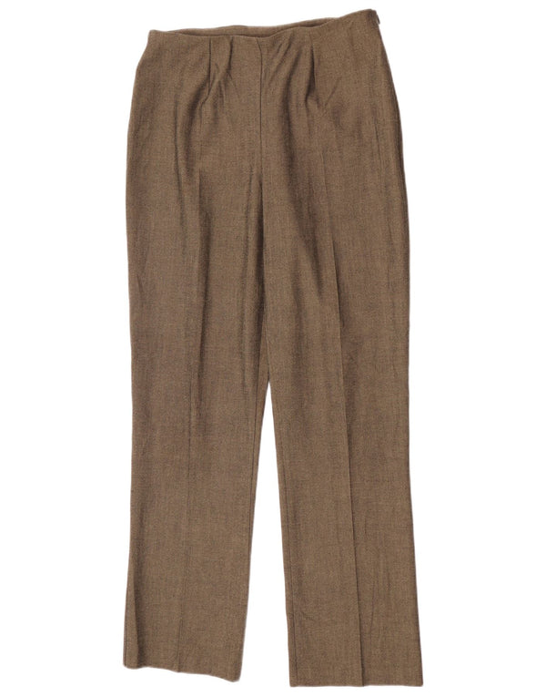 Marks & Spencer Γυναικεία Ψηλόμεση Παντελόνι UK 12 Medium W26 L28 Khaki