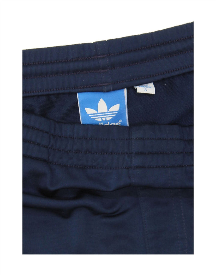 ADIDAS Mens Sport Shorts Small  Navy Blue Polyester Vintage Adidas and Second-Hand Adidas from Messina Hembry 