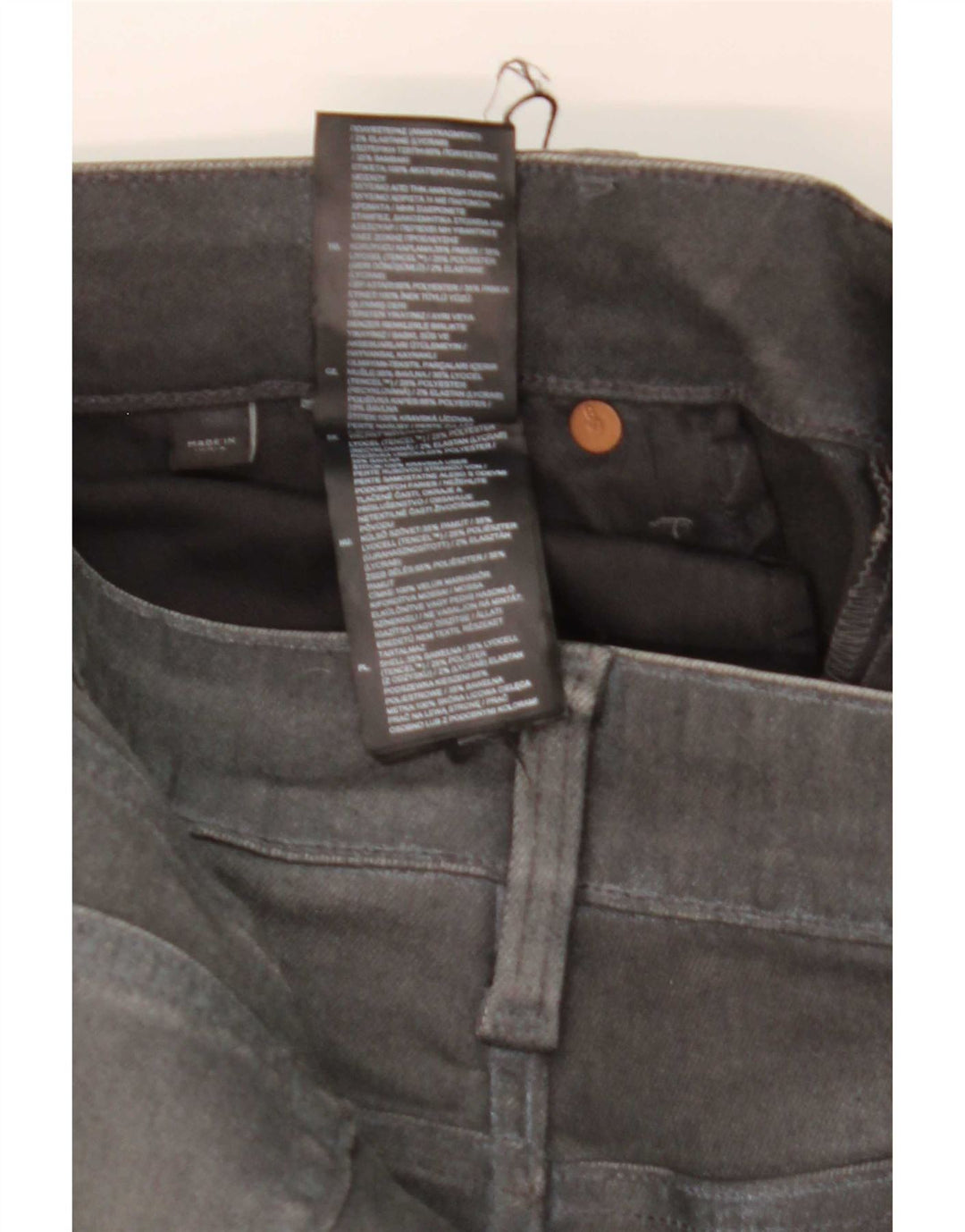 Ανδρικό Slim Jeans G-Star W38 L32 Γκρι βαμβακερό
