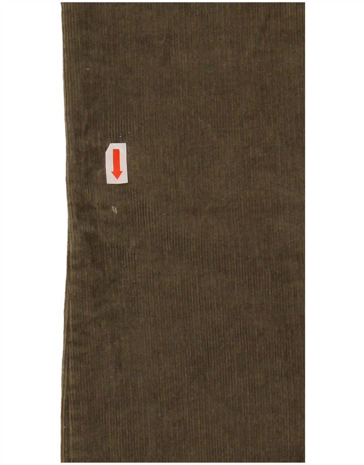 EMPORIO ARMANI Γυναικείο μποτάκι κοτλέ παντελόνι W29 L31 Χακί βαμβακερό