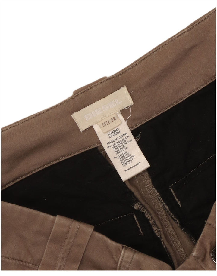 Diesel Γυναικείο Slim Παντελόνι Cargo W28 L33 Καφέ Βαμβακερό
