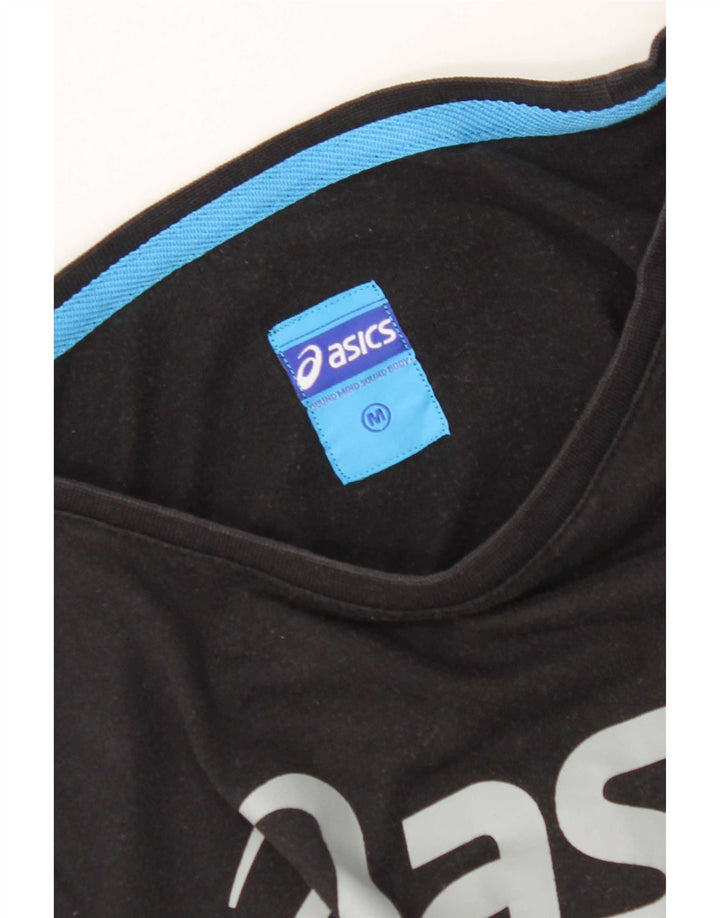 Γυναικείο γραφικό μπλουζάκι Asics Top UK 12 Medium Black
