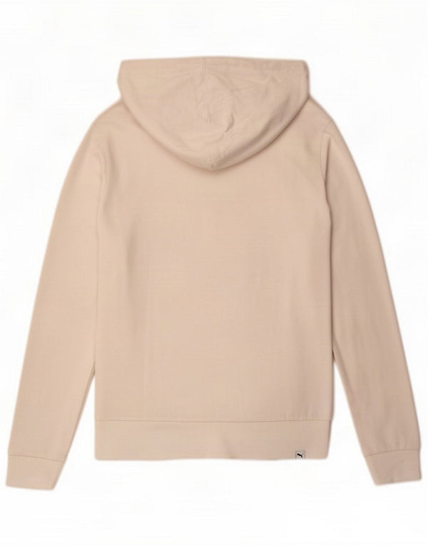 Puma Womens Zip Hoodie Sweater UK 10 Small White