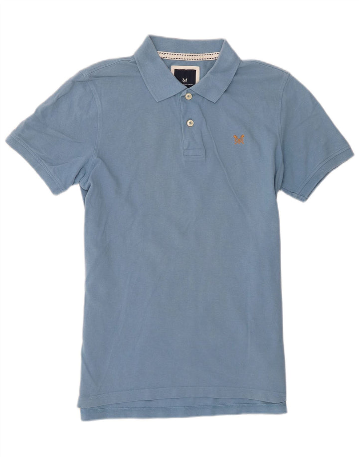 Ανδρικό Πόλο Μπλουζάκι Crew Clothing, μεσαίο μπλε βαμβακερό