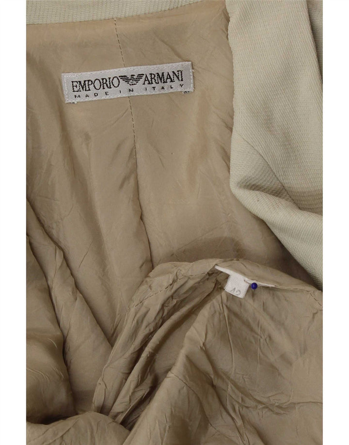 Emporio Armani Γυναικείο Μπουφάν Blazer 1 Κουμπί IT 42 Μεσαίο Πράσινο