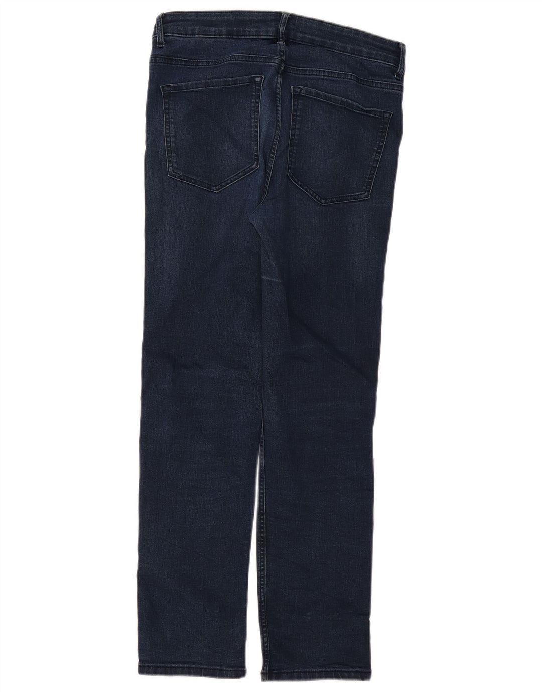 Marks & Spencer Γυναικεία Straight Jeans UK 12 Medium W30 L28 Navy Blue
