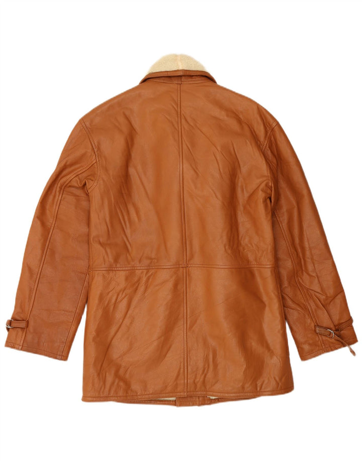 Vintage Ανδρικό Shearling Jacket IT 48 Medium Brown