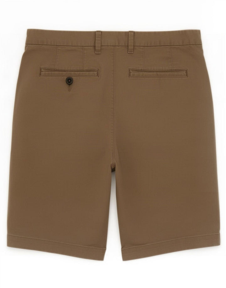 Ανδρικό σορτς Chino Ted Baker W30 από μεσαίο χακί βαμβακερό