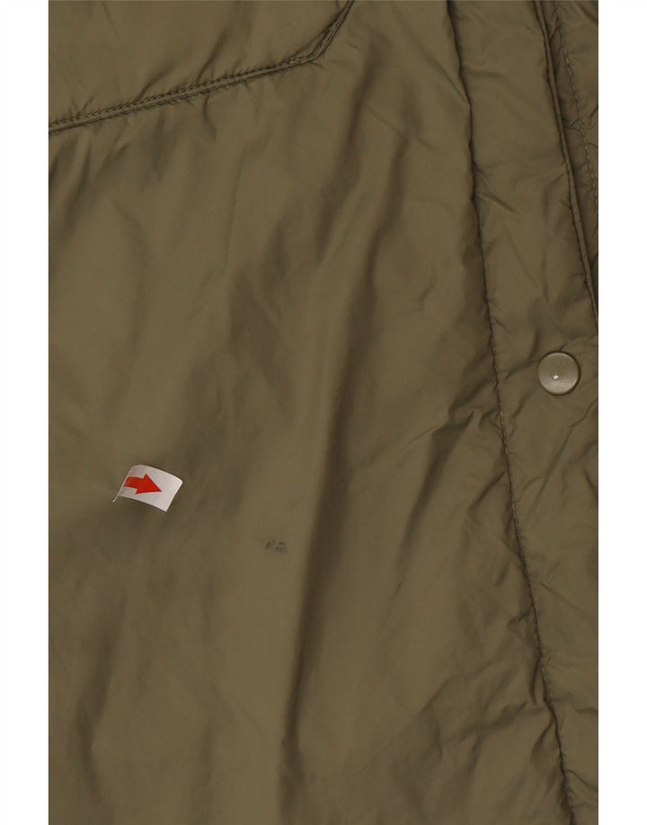 Zara Γυναικείο παλτό αντιανεμικό μεγάλου μεγέθους UK 16 Large Khaki Polyamide