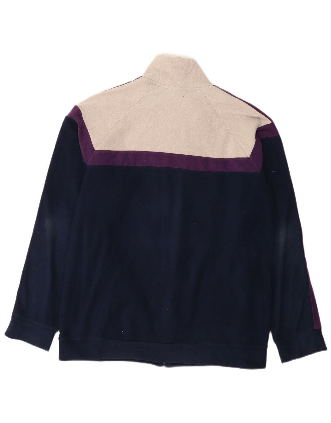 Fila Ανδρικό Fleece Jacket UK 40 Large Navy Blue Colourblock
