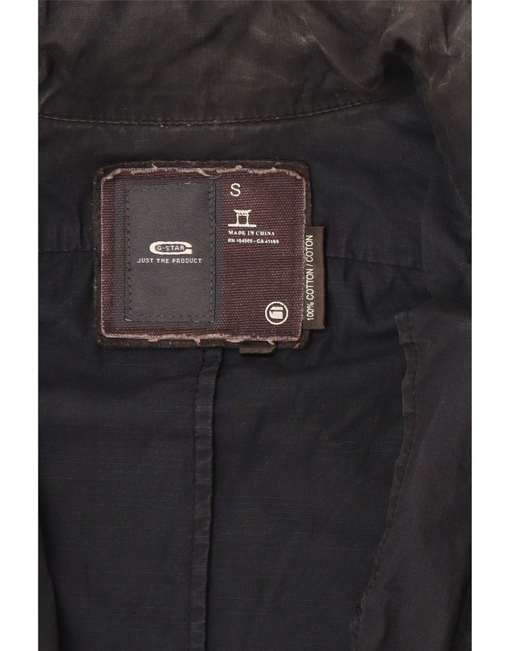 Ανδρικό στρατιωτικό μπουφάν G-Star Small Navy Blue Cotton