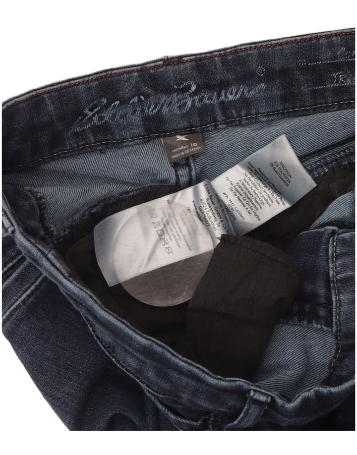 Eddie Bauer Γυναικείο τζιν μποτάκι με καμπύλες US 10 Large W32 L31 Navy Blue Cotton
