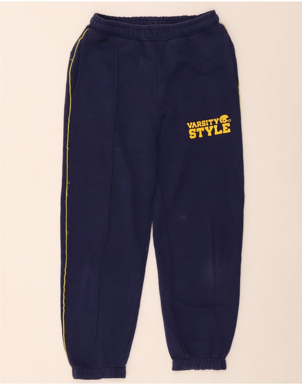 Zara Boys Graphic αθλητική φόρμα παντελόνι Joggers 11-12 ετών Navy Blue ριγέ