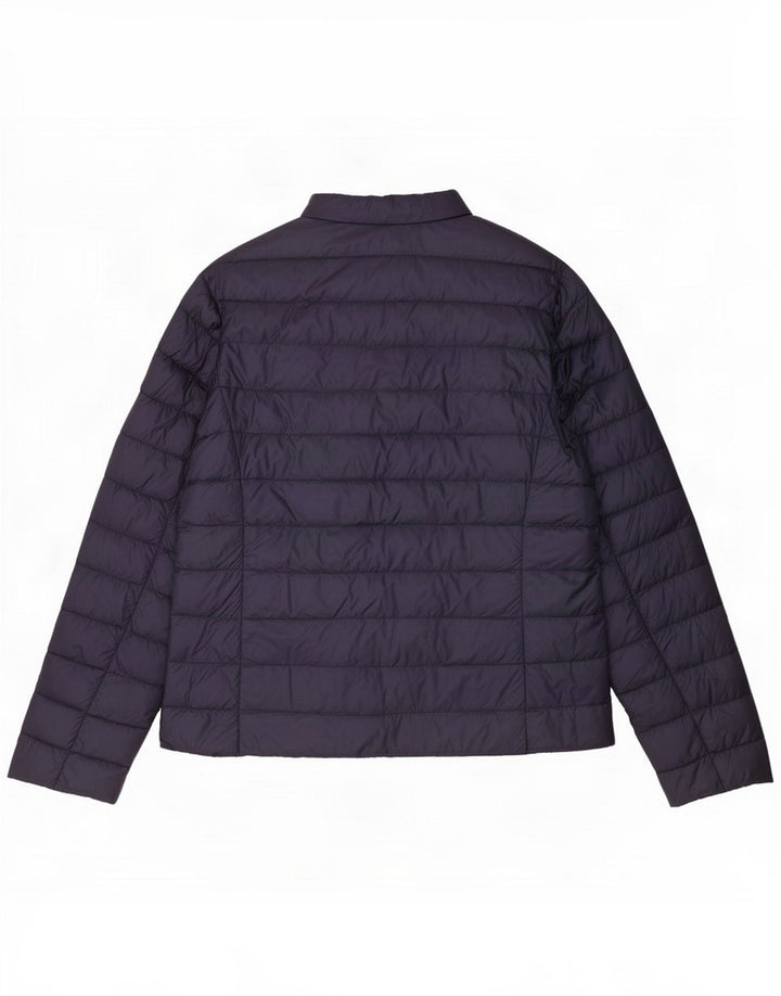 Max Mara Γυναικείο μπουφάν με επένδυση UK 16 Large Navy Blue Polyamide