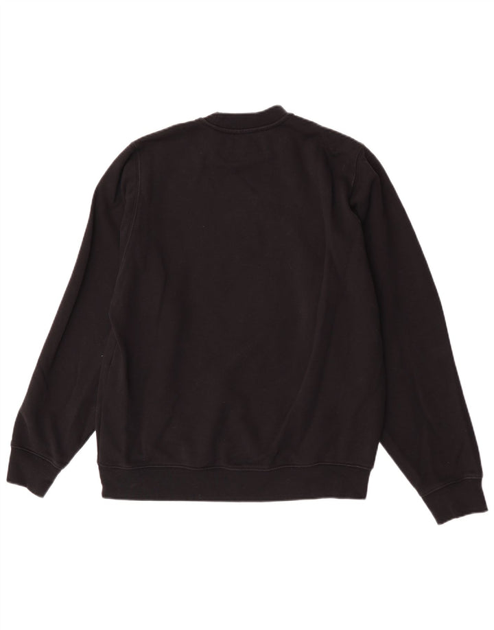 Diesel Ανδρικό γραφικό φούτερ Jumper Μικρό μαύρο βαμβακερό