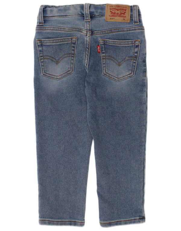 LEVI'S Baby Boys 514 Straight Jeans 18-24 μηνών W20 L13 Μπλε βαμβακερό
