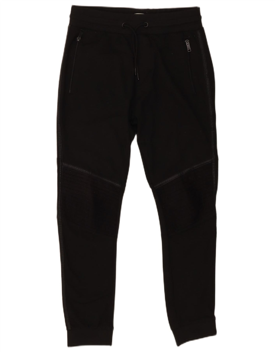Ανδρική φόρμα Zara Παντελόνι Joggers Μεσαίο Μαύρο Πολυεστέρα