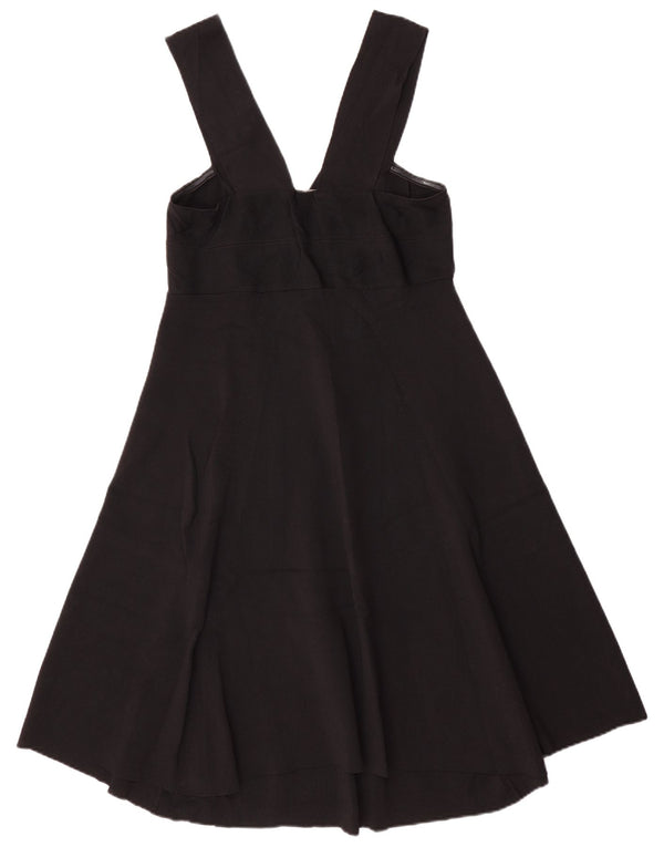 Reiss Γυναικείο Αμάνικο Φόρεμα A-Line UK 10 Small Black Viscose