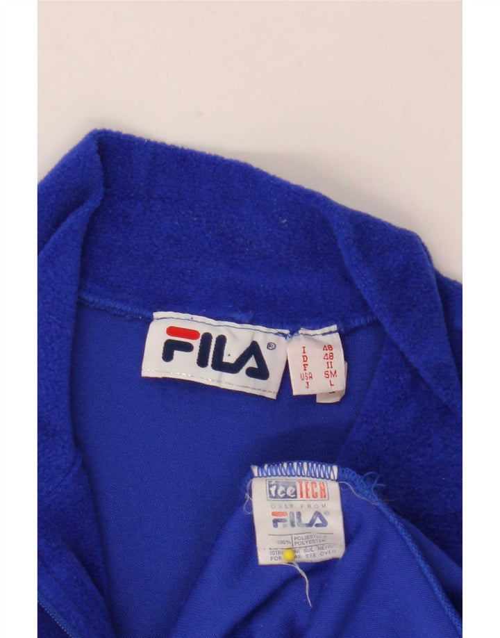 Fila Ανδρικό φερμουάρ Fleece Jumper IT 48 Medium Blue Polyester