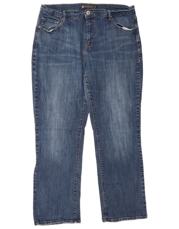 Levi's Womens 505 Straight Jeans US 16 2XL W36 L29 Blue