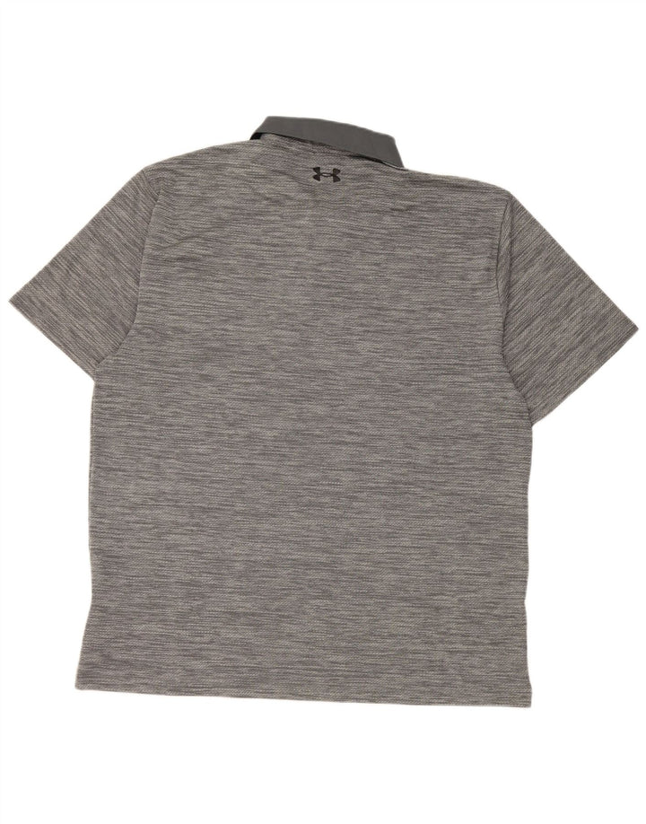 Under Armour Ανδρικό πουκάμισο Polo XL με γκρι λείανση πολυεστέρα