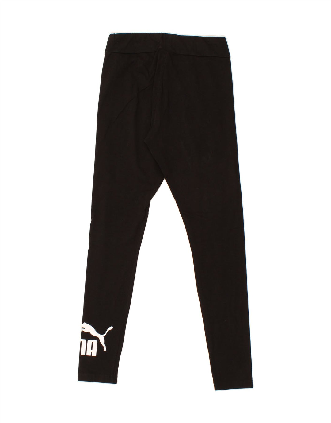 PUMA Womens Graphic Leggings UK 14 Medium  Black Cotton Vintage Puma and Second-Hand Puma from Messina Hembry 