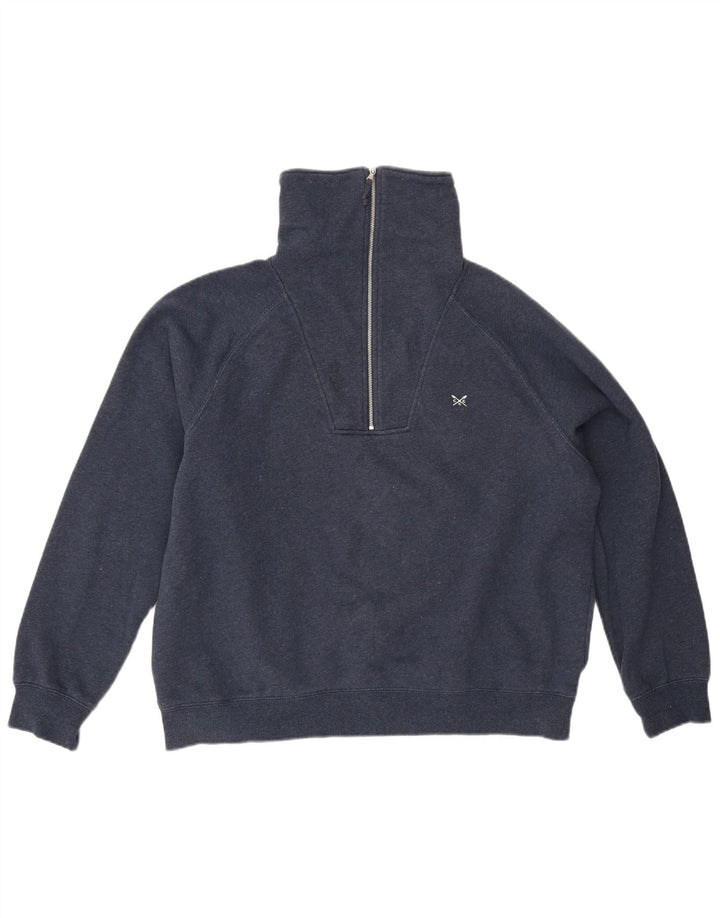 Crew Clothing Γυναικεία φούτερ μεγάλου μεγέθους Jumper UK 14 Large Navy Blue