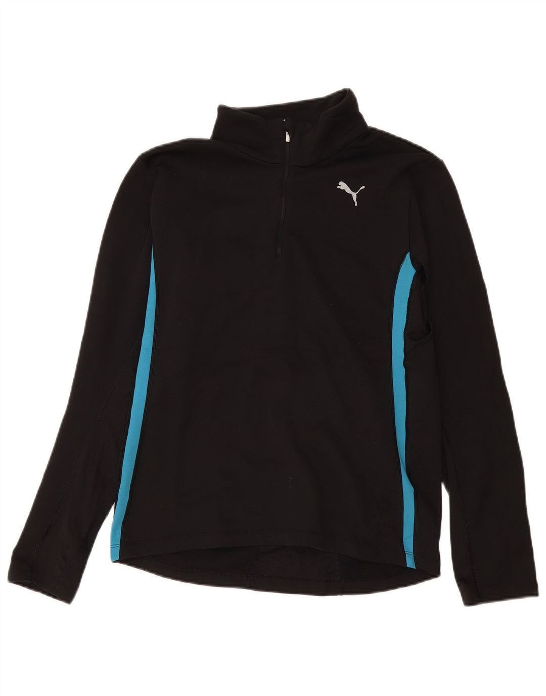 Puma γυναικεία φόρμα πουλόβερ με φερμουάρ Top UK 14 Medium Black Colourblock
