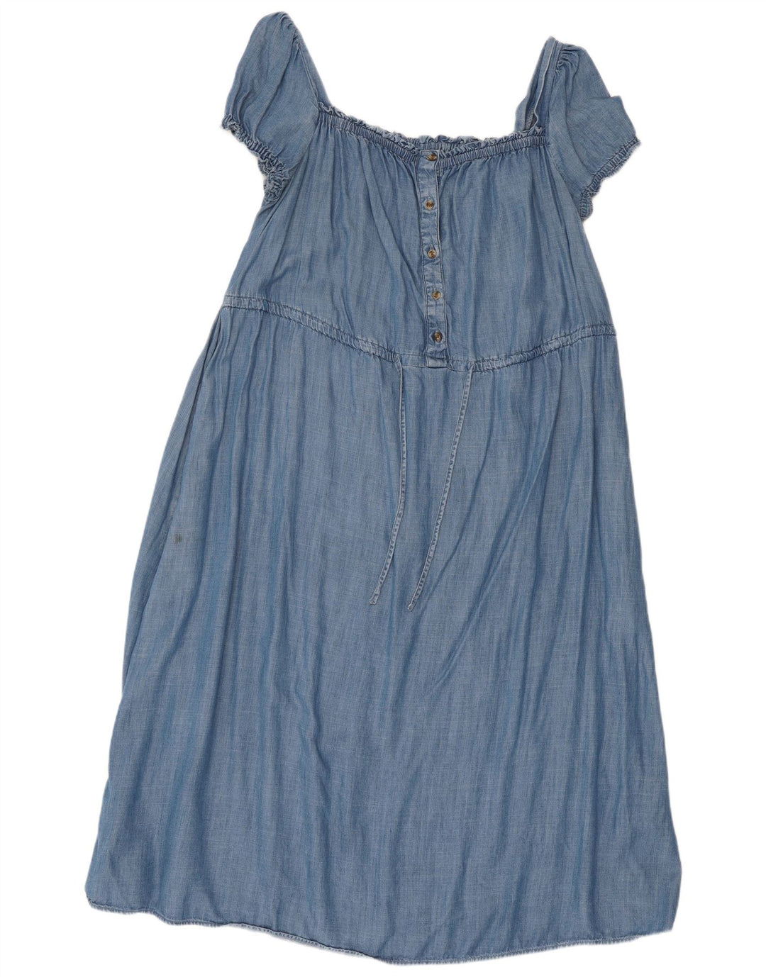 Marks & Spencer Γυναικείο Maxi Φόρεμα UK 16 Large Blue Lyocell
