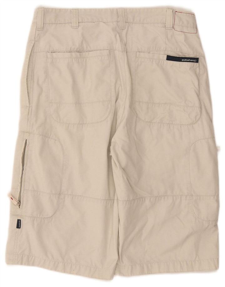 Ανδρικό σορτς Cargo Quiksilver W31 Βαμβακερό μεσαίο μπεζ