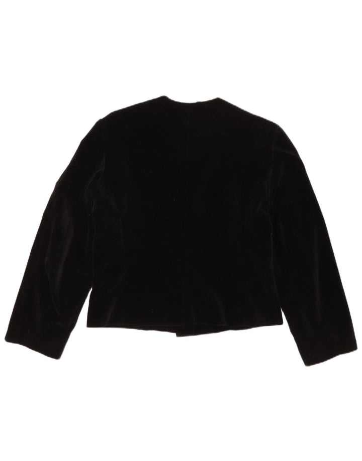 Vintage Γυναικείο Μπουφάν Blazer IT 44 Μεσαίο Μαύρο Βαμβακερό