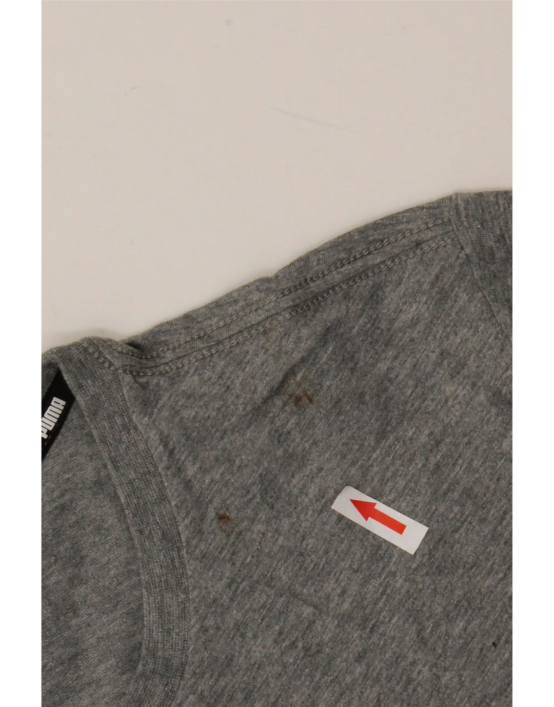 Ανδρικό T-Shirt Puma Τοπ μεσαίο γκρι βαμβακερό