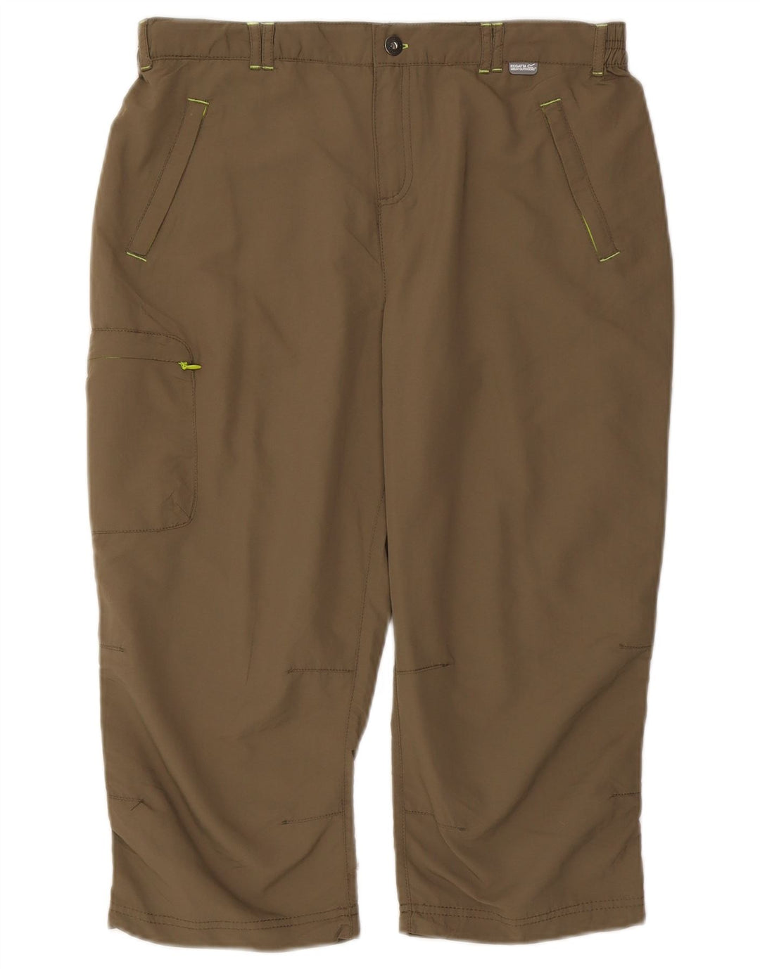 Regatta γυναικείο παντελόνι Capri UK 14 Large W32 L19 Khaki Polyester