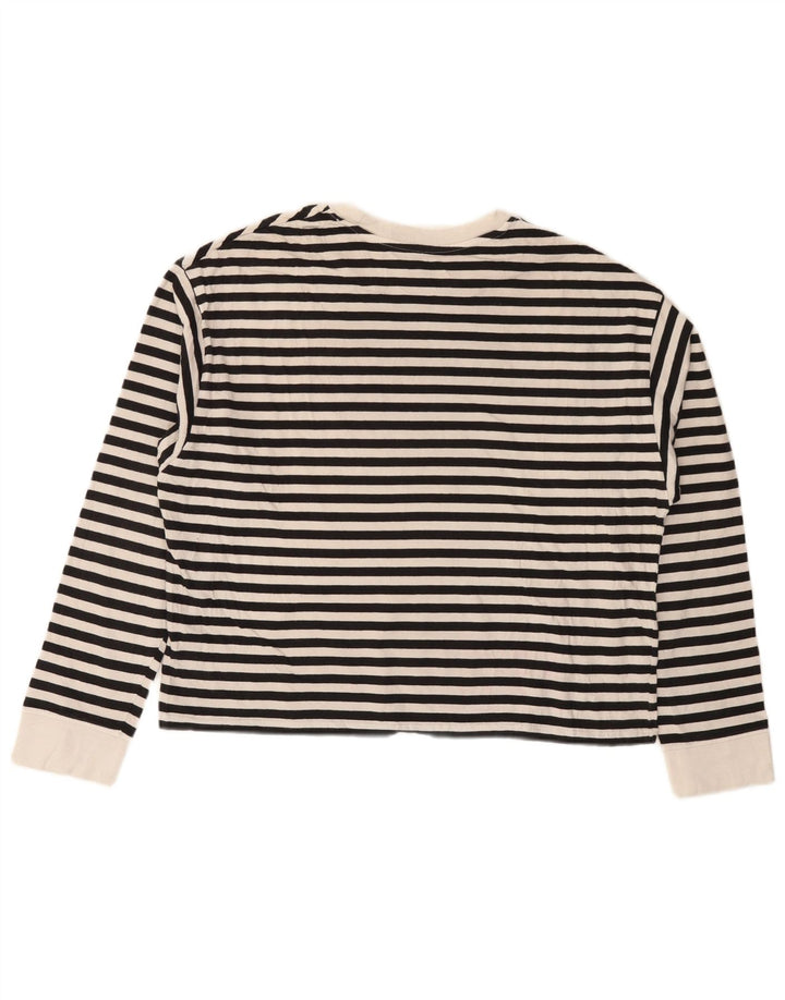 LEVI'S Γυναικείο τοπ μακρυμάνικο 14 μεσαίο μαύρο ριγέ