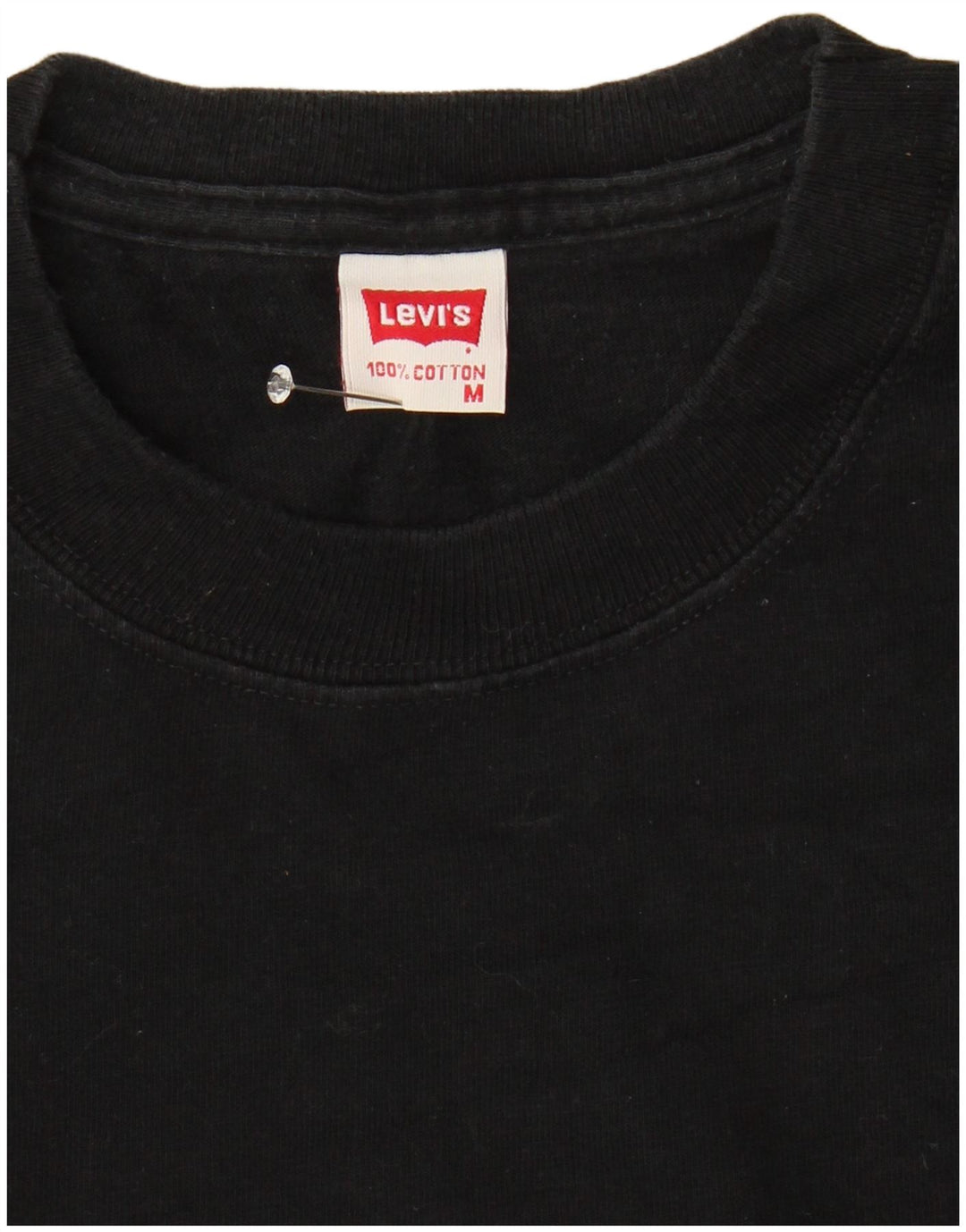 Ανδρικό T-Shirt LEVI'S Top Μεσαίο μαύρο βαμβακερό