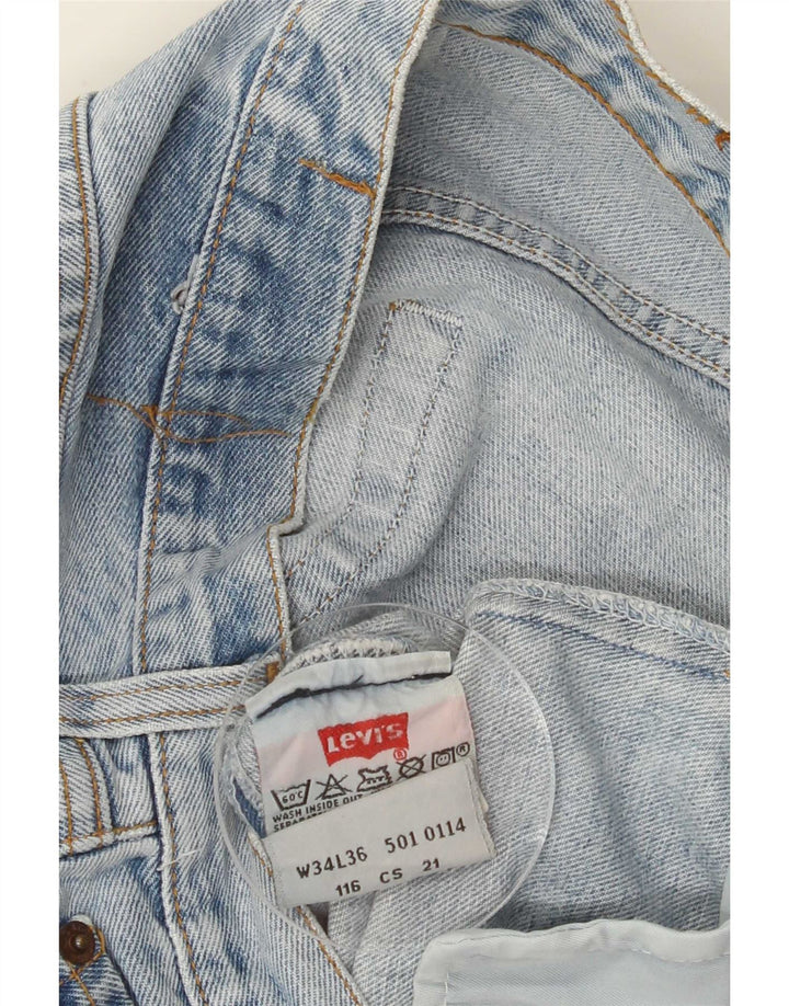 Ανδρικό τζιν Levi's Straight W34 L36 Blue Cotton