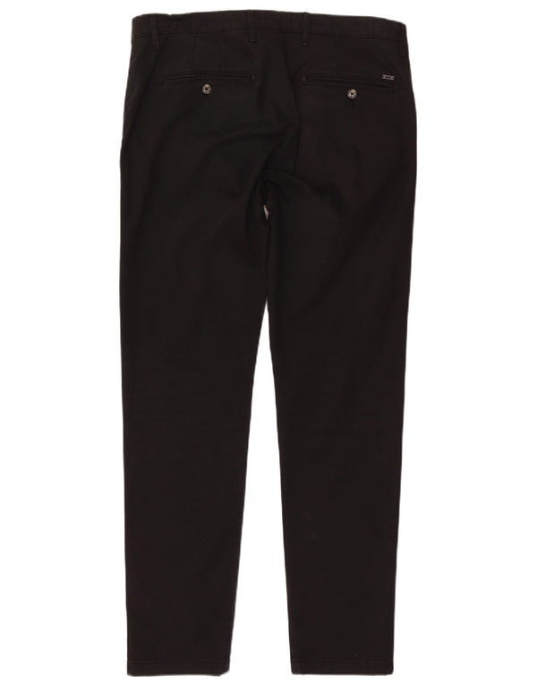 LIU JO Ανδρικό παντελόνι Chino Uomo Slim Fit IT 50 Large W36 L32 Μαύρο βαμβακερό