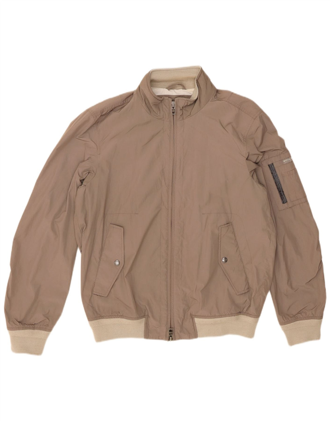 Woolrich Ανδρικό Bomber Jacket UK 42 XL Beige Polyester