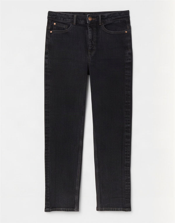 Marks & Spencer Γυναικεία Slim Jeans UK 12 Medium W28 L28 Grey Cotton