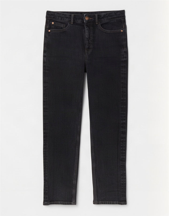 Marks & Spencer Γυναικεία Slim Jeans UK 12 Medium W28 L28 Grey Cotton